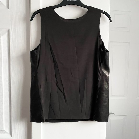 Vince Lambskin Front Sleeveless Top, size 6 - Picture 4 of 6